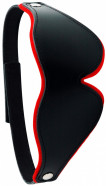 Kožená maska na oči BlackRed_