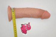 Připínací penis King Cock, měření