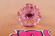 Anální kolík Flower Glass Plug