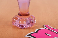 Anální kolík Flower Glass Plug