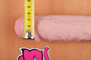 Dildo s přísavkou a varlaty Maxim (24 cm) – měříme