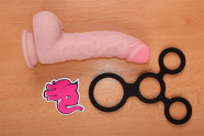 Erekční kroužek Bondage – na větším dildu, průměr 4,2 cm