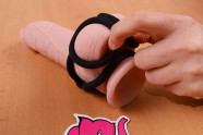 Erekční kroužek Bondage – na větším dildu, průměr 4,2 cm
