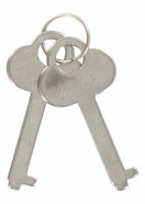 Kvalitní pouta na ruce s plyšem - klíčky