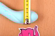 Silikonový vibrátor Sassy Aquamarine, průměr špičky