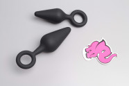 Anální kolík s očkem Soft Feel, obě velikosti