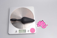 Anální kolík s očkem Soft Feel, velký, na váze
