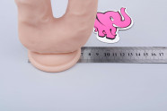 Realistické dildo Double Pleasure (18 cm), rozměry