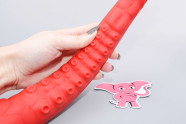 Monster dildo s přísavkou Octopoda (32 cm), ohýbání