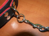 Kožená pouta na NOHY, řetízky navíc