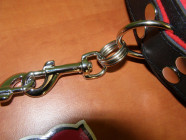 Kožená pouta na ruce BlackRed