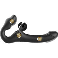 Vibrační strapless připínací penis s dálkovým ovládáním Magic Mike (21 cm)