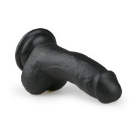 Realistické dildo s přísavkou a varlaty Darknite (15 cm)