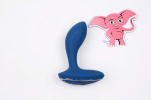 Anální kolík na masáž prostaty Rapture P s dálkovým ovládáním (11 cm) + dárek Anální gel 15 ml