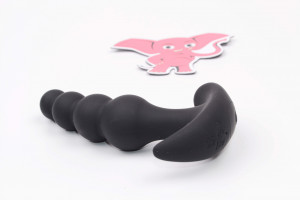 Vibrační anální kuličky Vibro Anal Beady s dálkovým ovládáním (12,8 cm)