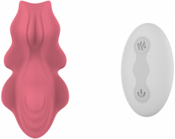 Kalhotkový vibrátor The Silent Wave s dálkovým ovládáním (8,7 cm)