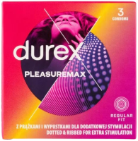 Durex Pleasuremax – vroubkované kondomy (3 ks)