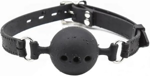 Silikonový roubík s průduchy Inhale