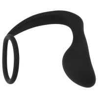 Anální kolík s erekčním kroužkem Ring & Plug (9,7 cm)