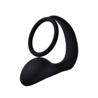 Anální kolík s erekčním kroužkem Ring & Plug (9,7 cm)
