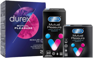 Durex Mutual Pleasure – vroubkované kondomy