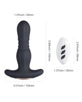 Agas - Thrusting Butt Plug with Remote Control
