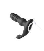 JADEN-Thrusting Prostate Massager Vibrating Butt Plug Anal Sex Toy Black