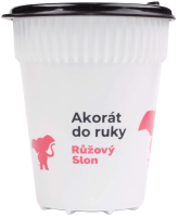 Merch – hravý sloní kelímek Růžový Slon (0,3 l)