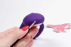 Párový vibrátor Double-Sided s dálkovým ovládáním (15 cm)