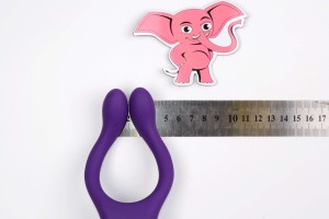 Párový vibrátor Double-Sided s dálkovým ovládáním (15 cm)