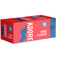 Adore Bulk-Pack: Ribbed 144 ribbed condoms