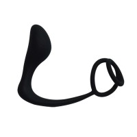 Anální kolík s erekčními kroužky Ball Ring & Plug (22,5 cm)