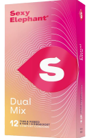 Sexy Elephant – sada kondomů Dual Mix (12 ks)