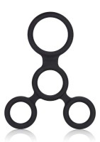 CalExotics Full Erection Spreader kroužky na penis a varlata