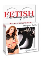 Fetish Fantasy Designers Cuffs kovové erotická puta černá