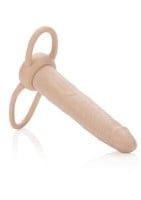 CalExotics Accommodator Dual Penetrator dildo s kroužkem na penis