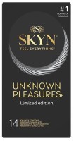 SKYN Unknown Pleasures+ 14's – Sada bezlatexových kondomů
