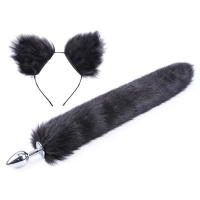 Bad Kitty Anální kolík s ocasem + ouška