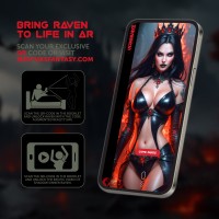 Automatický masturbátor Masturs Shadow Sinner Raven (26 cm)