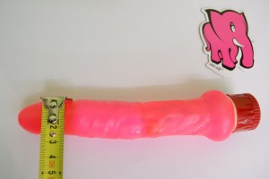 Vibrátor gelový anální 17 * 2.5 cm
