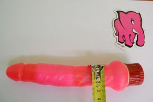 Vibrátor gelový anální 17 * 2.5 cm