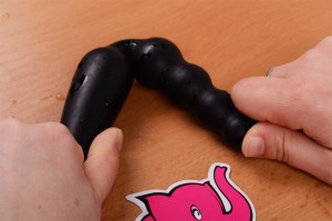 Dvojité dildo Ass Jacker (18 cm) – ohebnost