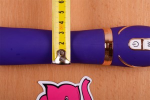 Vibrátor Front Row Purple – průměr nejužší části