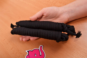 Bondážní lano Soft Touch – focení dvou kratších lan