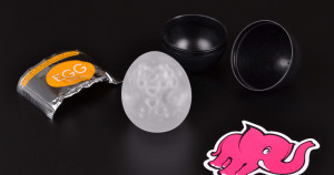 Tenga Egg Lovers masturbátor, rozbalený