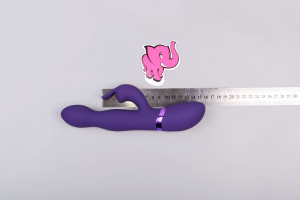 Rotační vibrátor Viver Bunny, rozměry