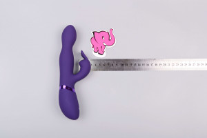 Rotační vibrátor Viver Bunny, rozměry