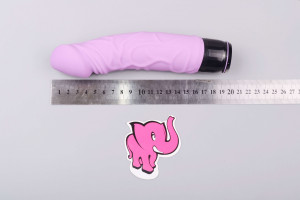 Silikonový vibrátor Borůvka® Original (20 cm), rozměry