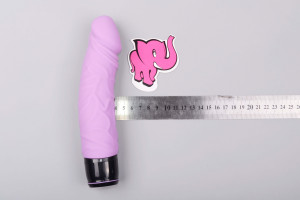 Silikonový vibrátor Borůvka® Original (20 cm), rozměry