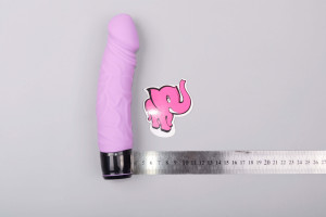 Silikonový vibrátor Borůvka® Original (20 cm), rozměry